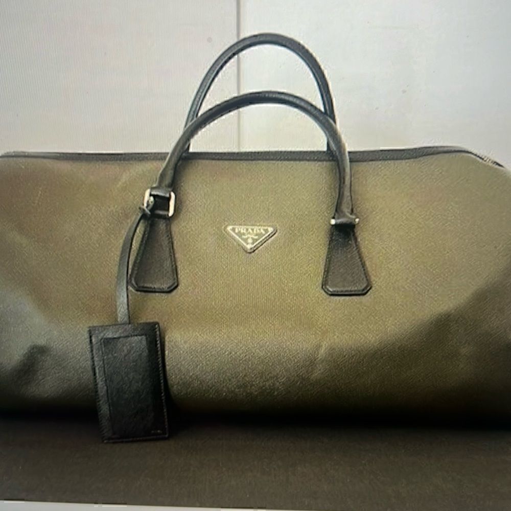 PRADA Saffiano Leather Travel Bag